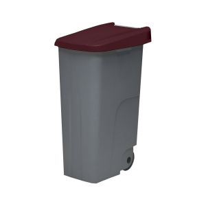Recipiente de reciclagem fechado denox 85l marrom - 420x570x760 mm