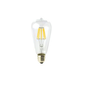 Lâmpada LED st64 filamento E27 6w branco 2700k