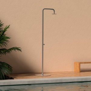 Água fria ao ar livre apenas chuveiro de aço inoxidável 316l sined sho