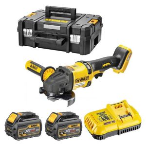 Meuleuse 2.0 xr flexvolt 54v 2ah li-ion sem escovas 125mm Dewalt - 2 bateri