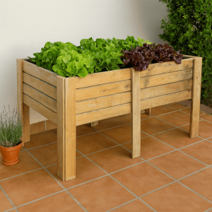 Horta urbana- mesa de cultivo mura profunda 40cm vidahuerto 200x80x80 cm