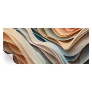Papel de parede adesivo formas onduladas 250x104 tulup