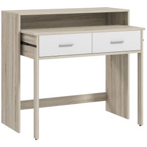 Mesa consola 95x35x87 cm color marrón Homcom, casa - mesas
