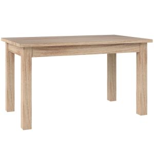 Mesa de refeição 140x80x78 cm mdf color marrón Homcom, casa - mesas