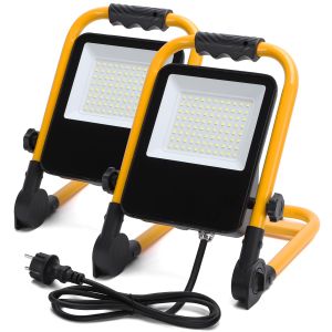 Aigostar luz de trabalho LED 50w 4500lm, luz branca 6500k, 2 peças