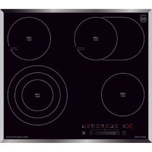 Placa de cozinhar - kaiser - kct 6715 f - vidro preto - 4 zonas quickheat -