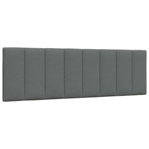 Almofadão de cabeceira 160 cm tecido cinzento-escuro ptob5128