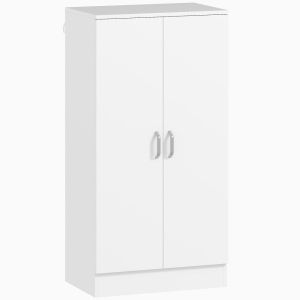 Sapateira 55x35x108 cm color blanco Homcom, casa - móveis de armazenamento