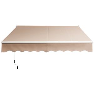 Toldo retráctil para balcón 245 x 200 cm ángulo