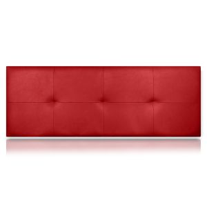 Cabeceros zeus tapizado polipiel rojo 130x50 de sonnomattress