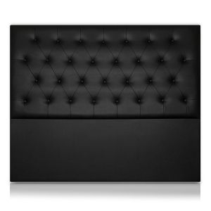 Cabeceros afrodita tapizado polipiel negro 100x120 de sonnomattress