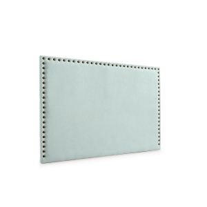 Cabeceira estofada modena duo aqualine 220x120x8 cm - verde água - moonia
