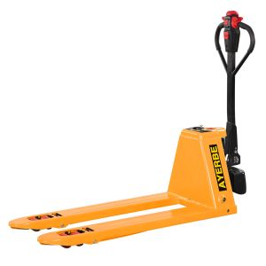 Transpalete elétrica 2000kg rodas pu 48v bateria 10ah pisos epóxi ce