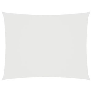 vidaXL toldo de vela rectangular tela oxford blanco 3x5 m
