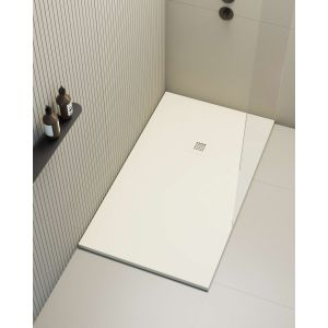 Base de duche poaLGi 75x170 cm branco marfil - série hos's