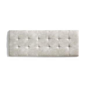 Cabeceira de cama 105 capitone cuadros  112x57x5cm branco roto