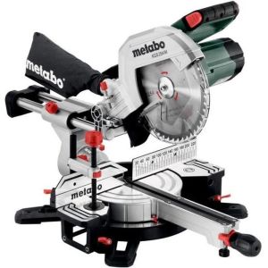 Serra de esquadria radial metabo kgs 254 m - 1500 w - 254 mm - LED de linha