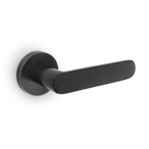 Emuca jogo de puxadores para portas interioresbunbury, com roseta d.50mm,