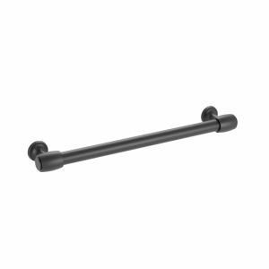 Puxador para móveis, zamac, dist entre furos 224 mm, preto, lote  6