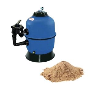 Belize 600 qp 14m³/h filtro injetado + areia silex