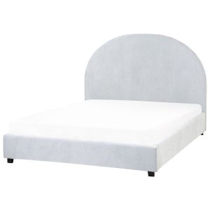 Cama chenille vaucluse 140 x 200 cm azul claro