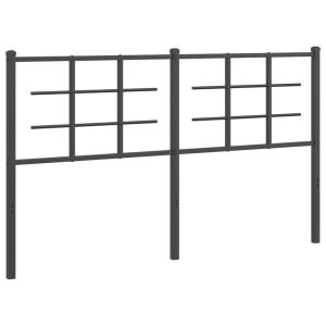 vidaXL cabecero de metal negro 160 cm
