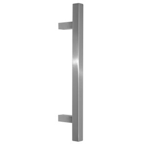 Puxador da porta 30x30mm 500mm s85 a70 l650mm 60° aço inoxidável 304 polido