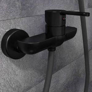 Schütte grifo mezclador de bañera denver negro mate