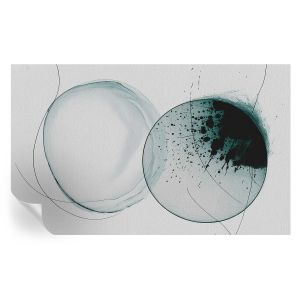 Papel parede adesivo círculos verdes 416x254 tulup