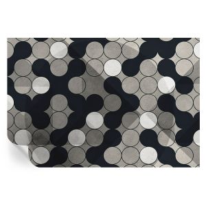 Papel de parede autocolante círculos geométricos 104x152 tulup