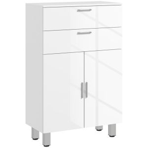 Móvel auxiliar casa de banho 60x30x93 cm color blanco kleankin