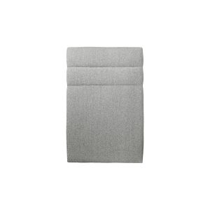Cabeceira 90 cm lignes - tecido bouclette cinzento - cinzento