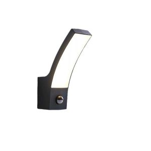 Luminária de parede exterior com sensor 4000 k branco