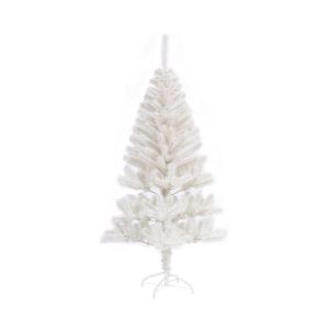 Árvore de natal branca de neve da lapônia 150x80cm o91