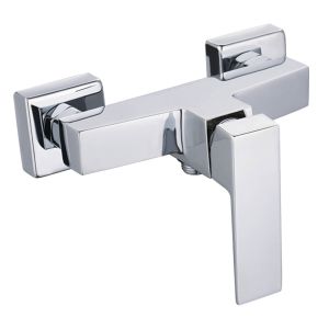Kibath torneira de duche monocomando verco, acabamento cromado, latão