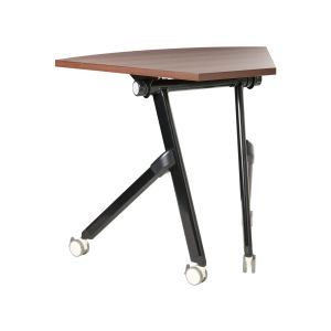 Módulo de secretária de canto dobrável bendi 90 cm 64 cm castanho escuro