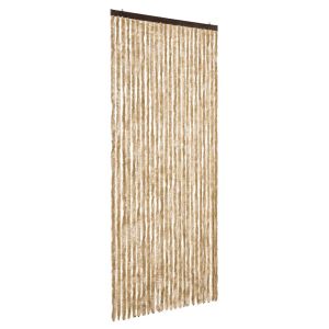 Cortina anti-insetos 100x220 cm chenille bege