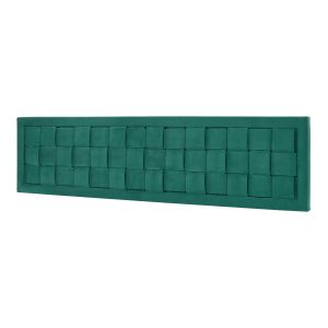 Cabeceira tervo 180x5x45 cm veludo - verde [en.casa]