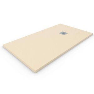 Base de duche em resina extraplano. Beige 70x170cm
