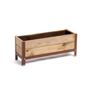 Mi huerto urban | horta urbana, cultivo de jardim | castanho 90x30x38 cm