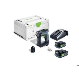 Parafusadeira/furadeira sem fio - festool cxs 12 - 12v - 2x2,5ah