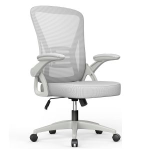 Rattantree cadeira de escritório ergonómica  com suporte lombar, cinzenta