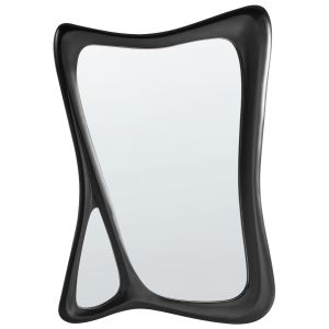 Espelho lanester 70 cm 100 cm preto
