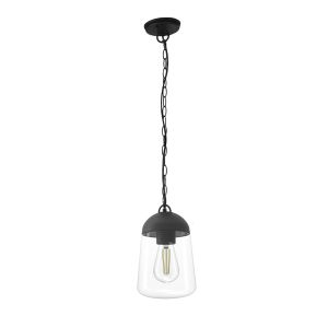 Candeeiro suspenso de exterior new avenida com cúpula de vidro wonderlamp