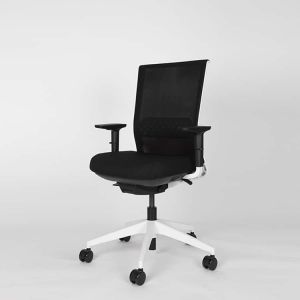 Actiu stay cadeira profissional white & black - sin cabezal, 3d
