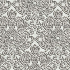 Zambaiti papel de parede estampa barroca cinzento pebble - 70 cm x 10.05 m