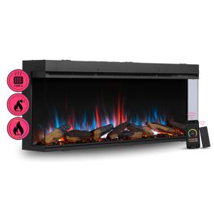 Lareira elétrica BALDERIA Athena smart 52 - lareira embutida - preto