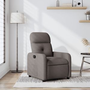 Poltrona reclinável tecido cinzento-acastanhado ewg1063