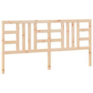 vidaXL cabecero de cama madera maciza de pino 206x4x100 cm