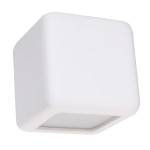 Lámpara de pared nesta 1 blanco cerámica 14x14x14cm